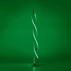 Leuchten Direkt LOLAsmart-SWING Stehleuchte LED Stahl gebürstet, 2-flammig, Fernbedienung, Farbwechsler -Bürolampen Verkäufe leuchten direkt lolasmart swing stehleuchte 11992 55 6