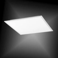 Leuchten Direkt Ls-FLAT Deckenpanel LED Weiß, 1-flammig, Fernbedienung, Farbwechsler -Bürolampen Verkäufe leuchten direkt ls flat deckenpanel 14681 16 5