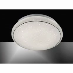 Leuchten Direkt Ls-JUPI Deckenleuchte LED Wei&szlig;, 1-flammig, Fernbedienung, Farbwechsler -Bürolampen Verkäufe leuchten direkt ls jupi deckenleuchte 14742 16 3