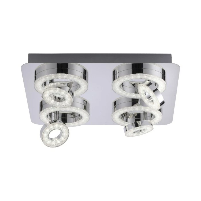 Leuchten Direkt Ls-TIM Deckenleuchte LED Chrom, 4-flammig, Fernbedienung, Farbwechsler 1 Leuchten Direkt Ls-TIM Deckenleuchte LED Chrom, 4-flammig, Fernbedienung, Farbwechsler