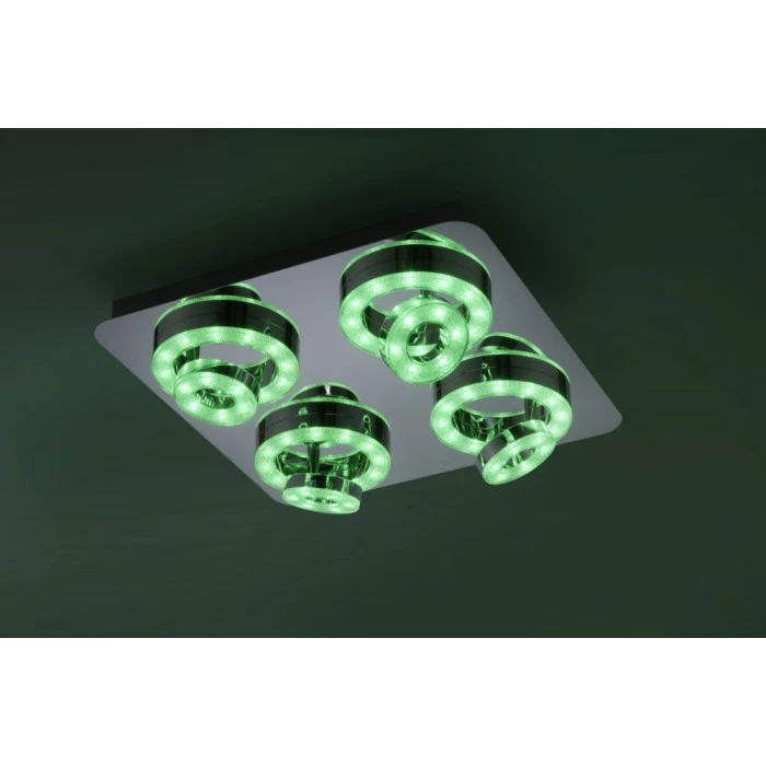 Leuchten Direkt Ls-TIM Deckenleuchte LED Chrom, 4-flammig, Fernbedienung, Farbwechsler 7 Leuchten Direkt Ls-TIM Deckenleuchte LED Chrom, 4-flammig, Fernbedienung, Farbwechsler – Bild 7