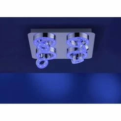 Leuchten Direkt Ls-TIM Deckenleuchte LED Chrom, 4-flammig, Fernbedienung, Farbwechsler 21 Leuchten Direkt Ls-TIM Deckenleuchte LED Chrom, 4-flammig, Fernbedienung, Farbwechsler -Bürolampen Verkäufe leuchten direkt ls tim deckenleuchte 14662 17 9