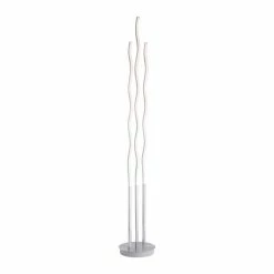 Leuchten Direkt Ls-WAVE Stehleuchte LED Edelstahl, 3-flammig, Fernbedienung, Farbwechsler -Bürolampen Verkäufe leuchten direkt ls wave stehleuchte 16268 55 2