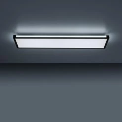 Leuchten Direkt MARIO Deckenleuchte LED Schwarz, 1-flammig, Fernbedienung, Farbwechsler -Bürolampen Verkäufe leuchten direkt mario deckenleuchte 11622 18 8