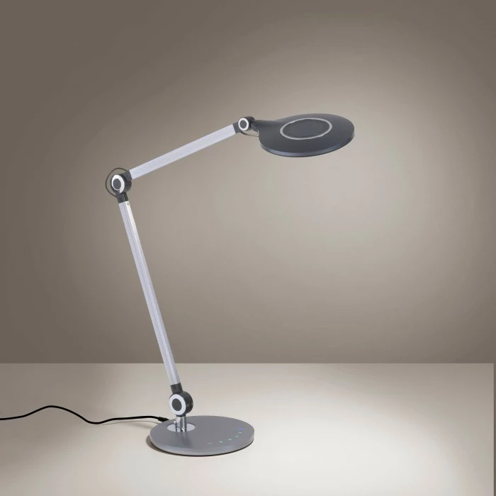 Leuchten Direkt NIKLAS Tischleuchte LED Schwarz, Silber, 1-flammig 6 Leuchten Direkt NIKLAS Tischleuchte LED Schwarz, Silber, 1-flammig – Bild 6