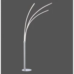 Leuchten Direkt Stehleuchte MAJA LED Chrom, 3-flammig