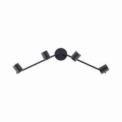 Leuchten Direkt TARIK Deckenleuchte LED Schwarz, 4-flammig -Bürolampen Verkäufe leuchten direkt tarik deckenleuchte 11944 13 4