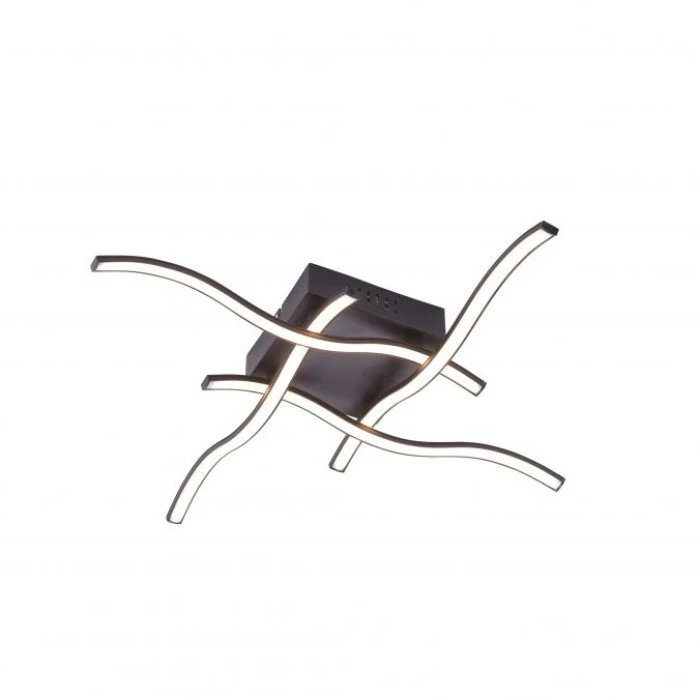 Leuchten Direkt WAVE Deckenleuchte LED Schwarz, 4-flammig 4 Leuchten Direkt WAVE Deckenleuchte LED Schwarz, 4-flammig – Bild 4