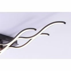 Leuchten Direkt Wave Deckenleuchte LED Schwarz, 3-flammig -Bürolampen Verkäufe leuchten direkt wave deckenleuchte 15166 18 4