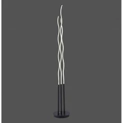 Leuchten Direkt WAVE Stehleuchte LED Schwarz, 3-flammig, Fernbedienung -Bürolampen Verkäufe leuchten direkt wave stehleuchte 15127 18 5