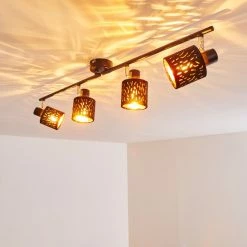 Hofstein Liared Deckenleuchte Schwarz, 4-flammig -Bürolampen Verkäufe liared deckenleuchte h3161753 do1 13