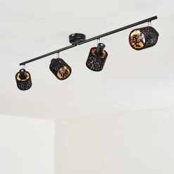 Hofstein Liared Deckenleuchte Schwarz, 4-flammig -Bürolampen Verkäufe liared deckenleuchte h3161753 do1 14