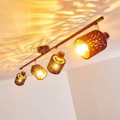 Hofstein Liared Deckenleuchte Schwarz, 4-flammig -Bürolampen Verkäufe liared deckenleuchte h3161753 do1 4