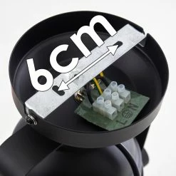 Hofstein Lichinga Deckenleuchte Schwarz, 1-flammig -Bürolampen Verkäufe lichinga deckenleuchte h3346440 21