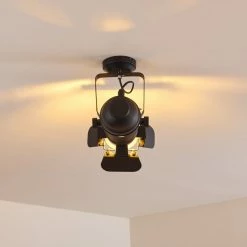 Hofstein Lichinga Deckenleuchte Schwarz, 1-flammig -Bürolampen Verkäufe lichinga deckenleuchte h3346440 7