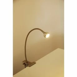 Hofstein Lina Klemmleuchte LED Nickel-Matt, 1-flammig -Bürolampen Verkäufe lina klemmleuchte h3455845 3
