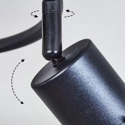 Hofstein Loedingen Deckenleuchte Schwarz, Holz dunkel, 3-flammig -Bürolampen Verkäufe loedingen deckenleuchte h3442975 5