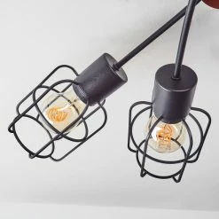 Hofstein Loedingen Deckenleuchte Schwarz, Braun, 5-flammig -Bürolampen Verkäufe loedingen deckenleuchte h3443323 11