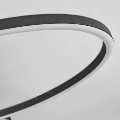 Hofstein Loftheim Deckenleuchte LED Chrom, Schwarz, Weiß, 1-flammig, Fernbedienung -Bürolampen Verkäufe loftheim deckenleuchte h3438176 2