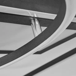 Hofstein Loftheim Deckenleuchte LED Chrom, Schwarz, Weiß, 1-flammig, Fernbedienung -Bürolampen Verkäufe loftheim deckenleuchte h3438176 5