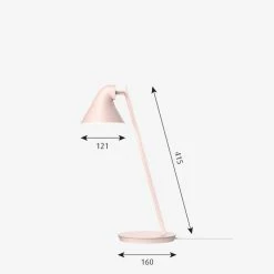 Louis Poulsen NJP Mini Tischleuchte LED Rosa, 1-flammig 7 Louis Poulsen NJP Mini Tischleuchte LED Rosa, 1-flammig -Bürolampen Verkäufe louis poulsen njp mini tischleuchte 5744168164 2