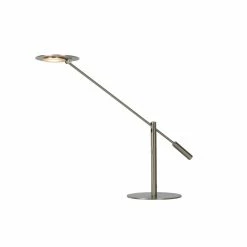 Lucide ANSELMO Schreibtischlampe LED Chrom, 1-flammig -Bürolampen Verkäufe lucide anselmo schreibtischlampe 19666 09 12 6