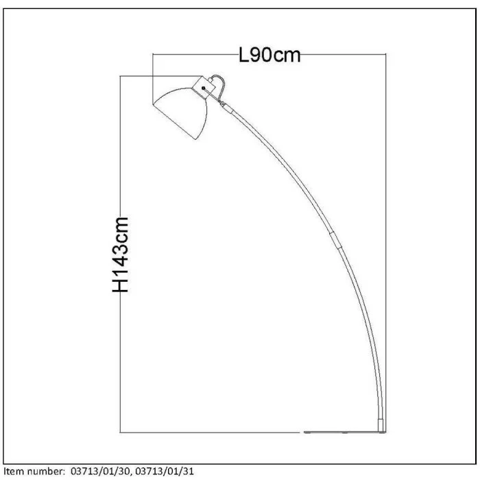 Lucide CURF Stehleuchte Weiß, 1-flammig 3 Lucide CURF Stehleuchte Weiß, 1-flammig – Bild 3