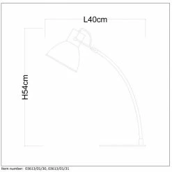 Lucide CURF Tischlampe Schwarz, 1-flammig -Bürolampen Verkäufe lucide curf tischlampe 03613 01 30 2