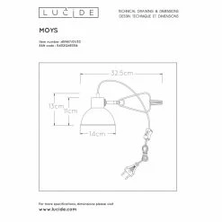 Lucide MOYS Klemmleuchte Grün, 1-flammig -Bürolampen Verkäufe lucide moys klemmleuchte 45987 01 33 7