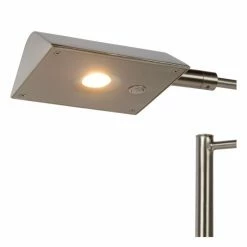 Lucide NUVOLA Schreibtischlampe LED Chrom, 1-flammig -Bürolampen Verkäufe lucide nuvola schreibtischlampe 19665 09 12 4