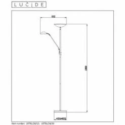 Lucide ZENITH Stehlampe LED Schwarz, 1-flammig 15 Lucide ZENITH Stehlampe LED Schwarz, 1-flammig -Bürolampen Verkäufe lucide zenith stehlampe 19791 24 30 7