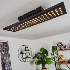 Hofstein Luturula Deckenleuchte LED Schwarz, 1-flammig -Bürolampen Verkäufe luturula deckenleuchte h3437322 10