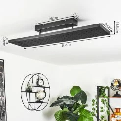 Hofstein Luturula Deckenleuchte LED Schwarz, 1-flammig -Bürolampen Verkäufe luturula deckenleuchte h3437322 3