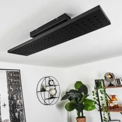 Hofstein Luturula Deckenleuchte LED Schwarz, 1-flammig -Bürolampen Verkäufe luturula deckenleuchte h3437322 9