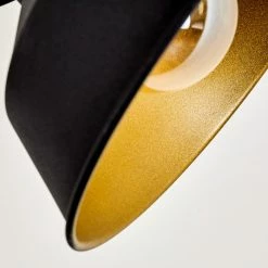 Hofstein Luven Stehleuchte Schwarz, Gold, Schwarz-Gold, 1-flammig -Bürolampen Verkäufe luven stehleuchte h3335802 do1 16