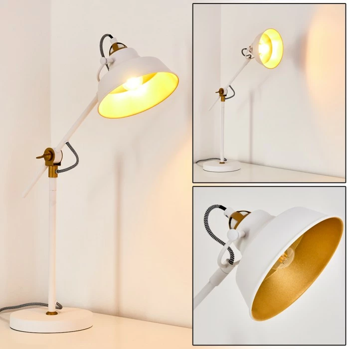 Hofstein Luven Tischleuchte LED Weiß, 1-flammig 1 Hofstein Luven Tischleuchte LED Weiß, 1-flammig