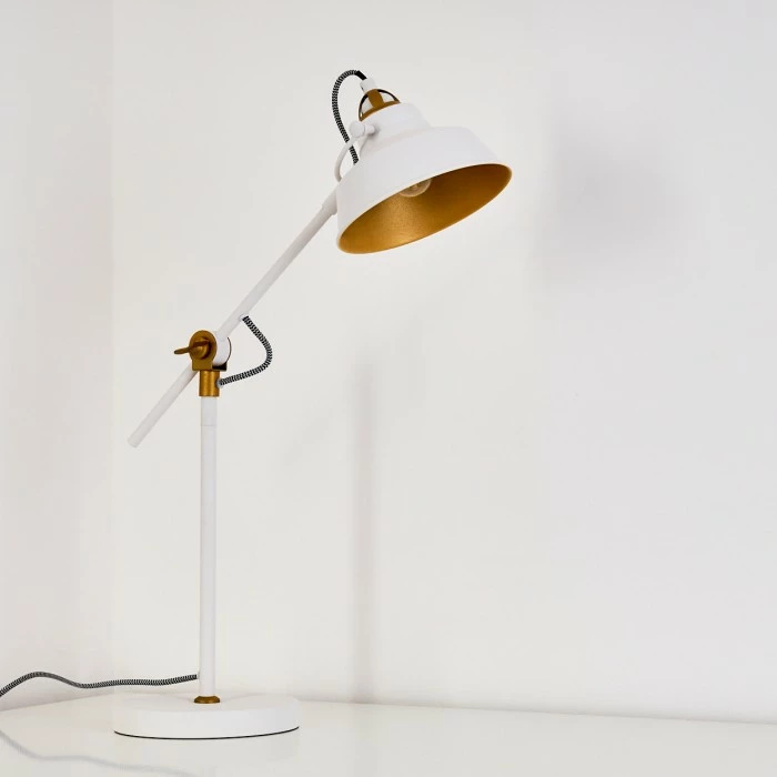 Hofstein Luven Tischleuchte LED Weiß, 1-flammig 14 Hofstein Luven Tischleuchte LED Weiß, 1-flammig – Bild 14