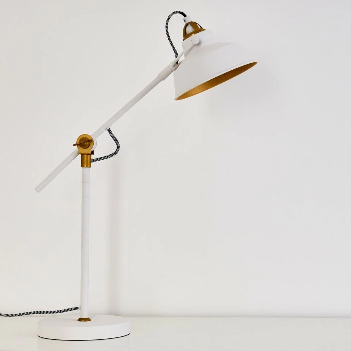 Hofstein Luven Tischleuchte LED Weiß, 1-flammig 17 Hofstein Luven Tischleuchte LED Weiß, 1-flammig – Bild 17