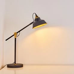 Hofstein Luven Tischleuchte Schwarz, 1-flammig, Fernbedienung 22 Hofstein Luven Tischleuchte Schwarz, 1-flammig, Fernbedienung -Bürolampen Verkäufe luven tischleuchte h3287255 do1 3