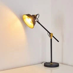 Hofstein Luven Tischleuchte Schwarz, 1-flammig, Fernbedienung 25 Hofstein Luven Tischleuchte Schwarz, 1-flammig, Fernbedienung -Bürolampen Verkäufe luven tischleuchte h3287255 do1 6