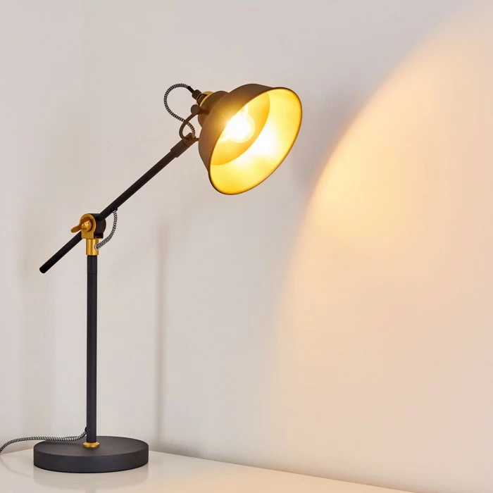 Hofstein Luven Tischleuchte Schwarz, 1-flammig, Fernbedienung 8 Hofstein Luven Tischleuchte Schwarz, 1-flammig, Fernbedienung – Bild 8