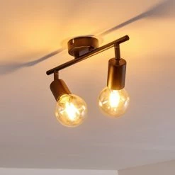 Hofstein Maidford Deckenleuchte Schwarz, 2-flammig 25 Hofstein Maidford Deckenleuchte Schwarz, 2-flammig -Bürolampen Verkäufe maidford deckenleuchte h3357897 8