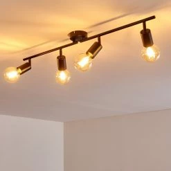 Hofstein Maidford Deckenleuchte Schwarz, 4-flammig -Bürolampen Verkäufe maidford deckenleuchte h3357910 12