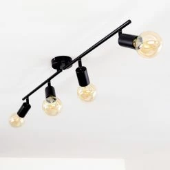 Hofstein Maidford Deckenleuchte Schwarz, 4-flammig -Bürolampen Verkäufe maidford deckenleuchte h3357910 7