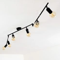 Hofstein Maidford Deckenleuchte Schwarz, 6-flammig -Bürolampen Verkäufe maidford deckenleuchte h3357934 16