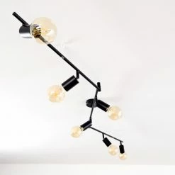 Hofstein Maidford Deckenleuchte Schwarz, 6-flammig -Bürolampen Verkäufe maidford deckenleuchte h3357934 6