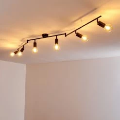 Hofstein Maidford Deckenleuchte Schwarz, 6-flammig -Bürolampen Verkäufe maidford deckenleuchte h3357934 7