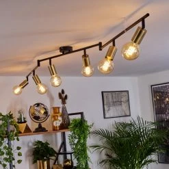 Hofstein Maidford Deckenleuchte Schwarz, 6-flammig -Bürolampen Verkäufe maidford deckenleuchte h3413692 10