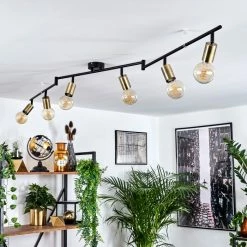 Hofstein Maidford Deckenleuchte Schwarz, 6-flammig -Bürolampen Verkäufe maidford deckenleuchte h3413692 11