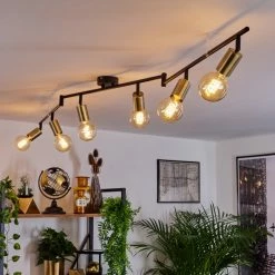 Hofstein Maidford Deckenleuchte Schwarz, 6-flammig -Bürolampen Verkäufe maidford deckenleuchte h3413692 6